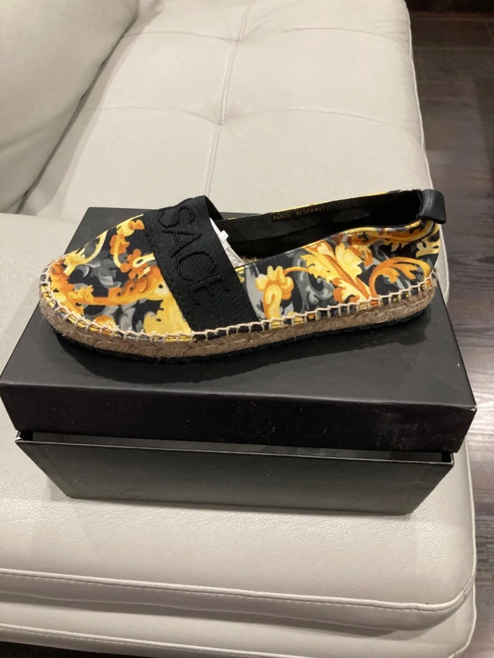 Espadrilla Fabric Versace shoes